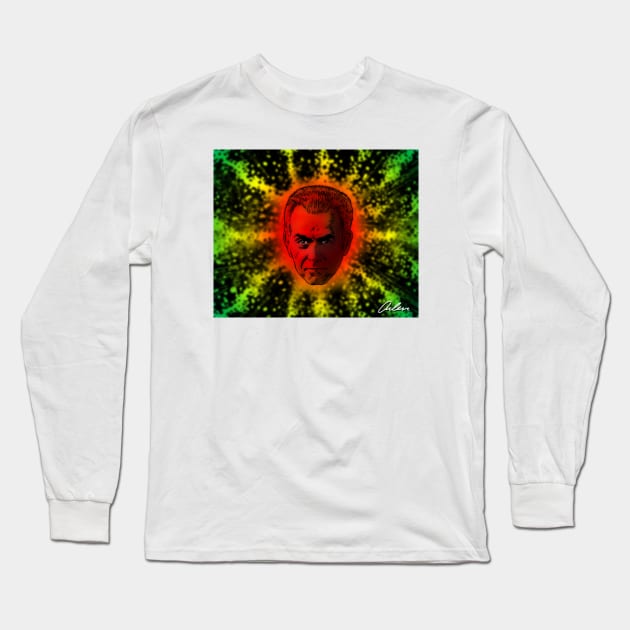 Jack Kirby Portrait Long Sleeve T-Shirt by ArlenSchumer